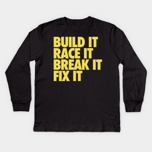 Race Car Owner Kids Long Sleeve T-Shirt